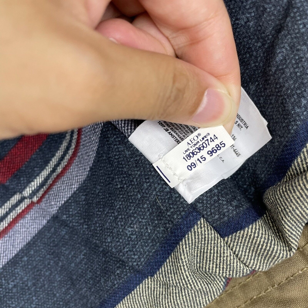American Eagle Outfitters Utility Jacket Blanket Lined Military Size XL Brown - Picture 12 of 12